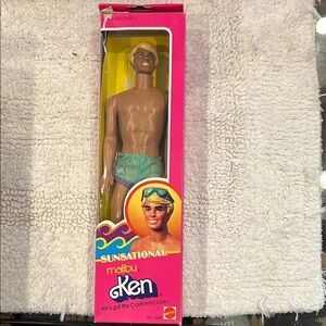 Vintage 1983 # 1088 Sunsational Malibu Ken Doll preowned in original box.